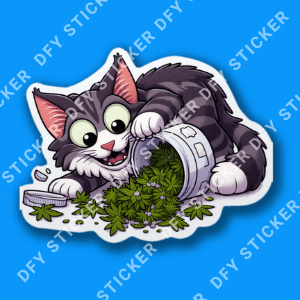 DFY Cute Kitty Stickers