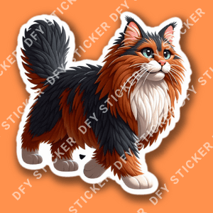 DFY Cute Kitty Stickers