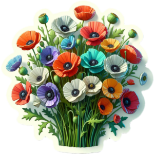 Wildflowers Stickers