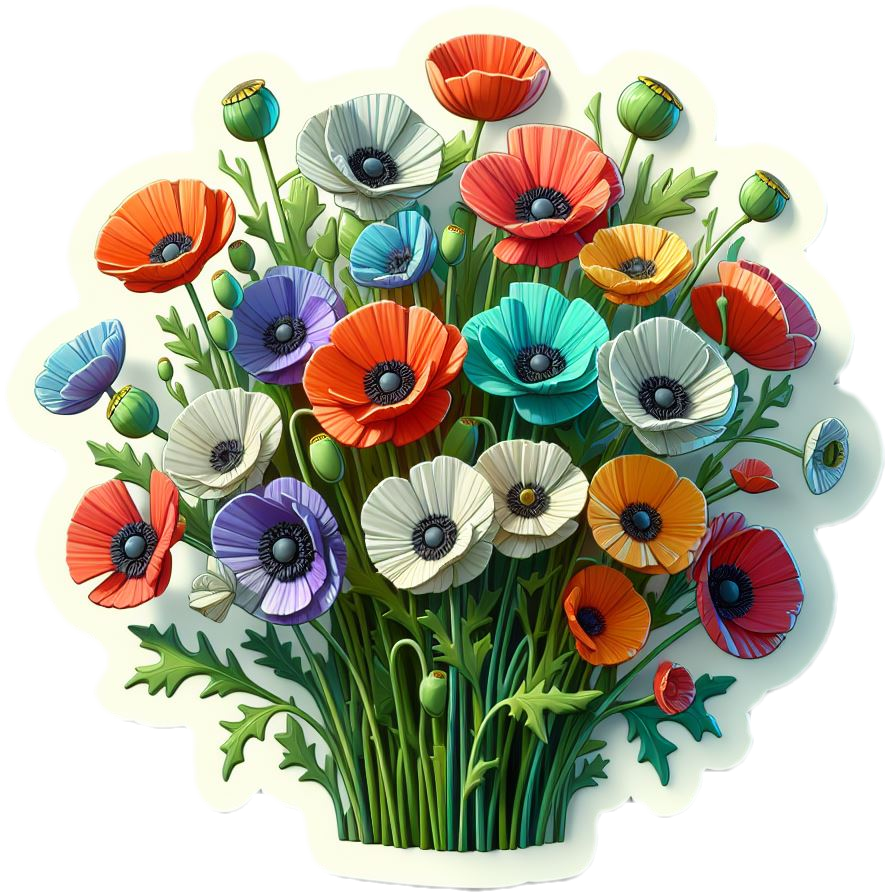 Wildflowers Stickers